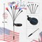 4-Pack Solar American Flag Firefly Lights – Outdoor Waterproof Swaying Garden Lights for 4th of July – Red White and Blue Patriotic LED Decor for Memorial Day & Independence Day